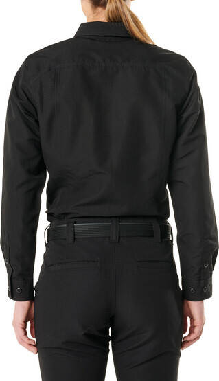 5.11 Women's Tactical Fast-Tac Long Sleeve Shirt in Black